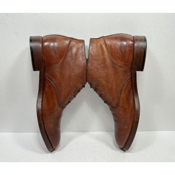 Frye Chase Chukka Men’s Size 13 M Brown Leather 3480041-RDD Boots Made In Italy - Picture 5 of 8